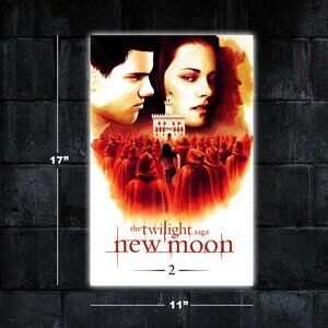 Twilight New Moon movie poster - 11x17 wall art print merch Edward Bella Jacob